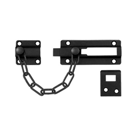 PATIOPLUS Door Guard Chain - Doorbolt, Black - Solid Brass PA2667032